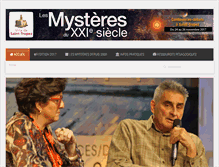 Tablet Screenshot of mysteres21.org